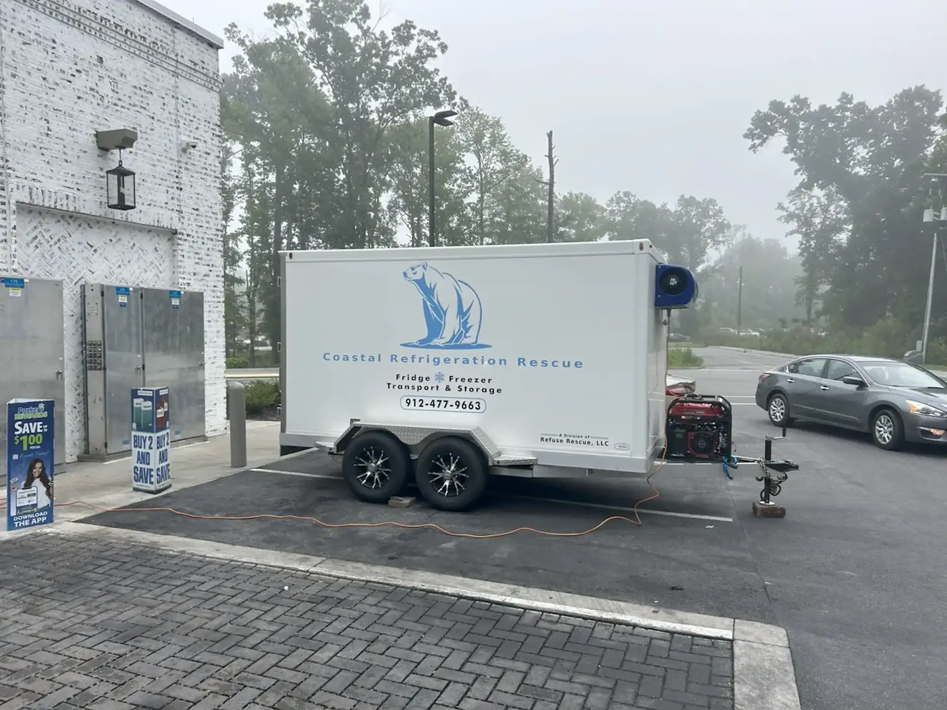 Emergency refrigerated trailer in Jacksonville FL
